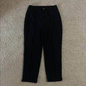 Black High-Waisted Trousers- SHEIN